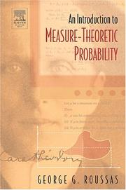 Cover of: An Introduction to Measure-theoretic Probability