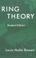 Cover of: Ring theory