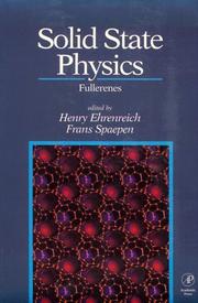 Cover of: Solid State Physics Advances in Research and Applications (Volume 48)