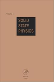 Cover of: Solid State Physics Volume 56 (Solid State Physics)
