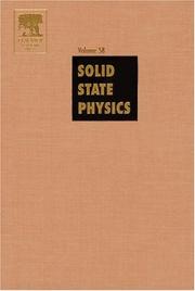Cover of: Solid State Physics, Volume 58 (Solid State Physics)