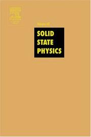 Cover of: Solid State Physics, Volume 60 (Solid State Physics)