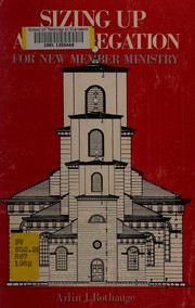 Cover of: Sizing up a congregation for new member ministry
