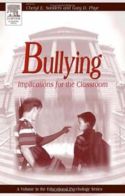 Cover of: Bullying