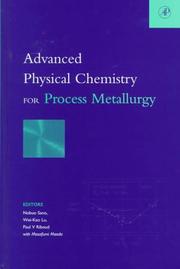 Cover of: Advanced physical chemistry for process metallurgy | 