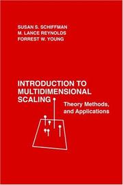 Cover of: Introduction to multidimensional scaling: theory, methods, and applications