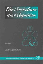 Cover of: The cerebellum and cognition by edited by Jeremy D. Schmahmann.