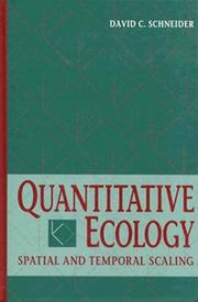 Cover of: Quantitative ecology: spatial and temporal scaling