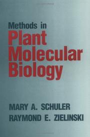 Cover of: Methods in plant molecular biology