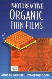 Cover of: Photoreactive Organic Thin Films by 