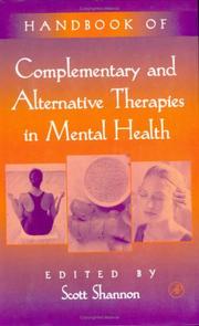 Cover of: Handbook of Complementary and Alternative Therapies in Mental Health