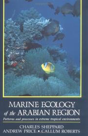 Cover of: Marine Ecology of the Arabian Region by Charles J.R. Sheppard, Andrew Price, Callum Roberts