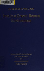 Cover of: Jews in a Graeco-Roman environment