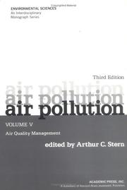 Cover of: Air quality management | Arthur C. Stern