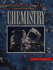 Cover of: Fundamentals of chemistry by Goldberg, David E.