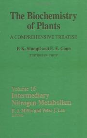 Cover of: Intermediary Nitrogen Metabolism, Volume 16 (Biochemistry of Plants)