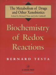 Cover of: Biochemistry of Redox Reactions (Metabolism of Drugs and Other Xenobiotics)