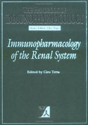 Cover of: Immunopharmacology of the Renal System (Handbook of Immunopharmacology) by Clive Page