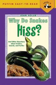 Cover of: Why Do Snakes Hiss?