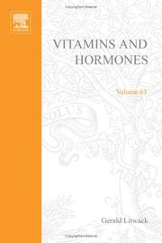 Cover of: Vitamins and Hormones, Volume 63 (Vitamins and Hormones) | Gerald Litwack