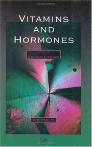 Cover of: Vitamins and Hormones, Volume 65 (Vitamins and Hormones) by Gerald Litwack