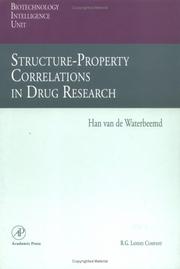 Cover of: Structure-property correlations in drug research by Han van de Waterbeemd