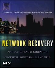 Cover of: Network recovery by Jean-Philippe Vasseur