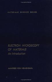 Electron microscopy of materials