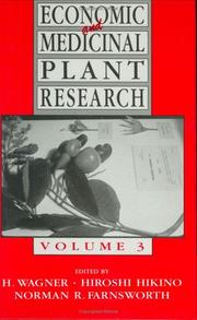 Cover of: Economic and Medicinal PLant Research: Volume 3 (Economic and Medicinal Plant Research)