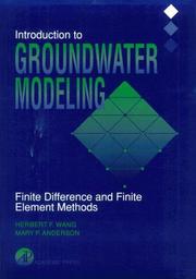 Introduction to groundwater modeling by Herbert F. Wang, Mary P. Anderson