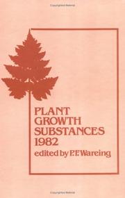 Cover of: Plant growth substances 1982