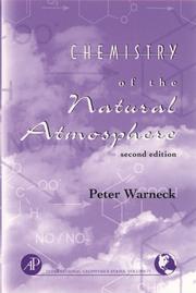 Cover of: Chemistry of the Natural Atmosphere, Volume 71, Second Edition (International Geophysics) by Peter Warneck