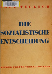 Cover of: Die sozialistische Entscheidung.