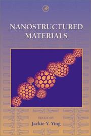 Cover of: Nanostructured materials