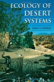 Cover of: Ecology of desert systems by W. G. Whitford