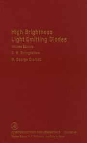 Cover of: High Brightness Light Emitting Diodes:Semiconductors and Semimetals Volume 48 (Semiconductors and Semimetals)