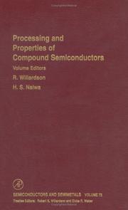 Cover of: Semiconductors and Semimetals Volume 73 (Semiconductors and Semimetals) | 