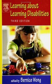 Cover of: Learning about learning disabilities