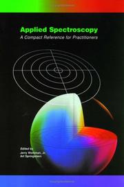 Cover of: Applied spectroscopy: a compact reference for practitioners