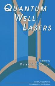 Cover of: Quantum well lasers by edited by Peter S. Zory, Jr.