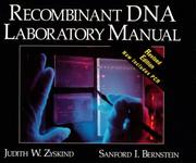 Cover of: Recombinant DNA laboratory manual by Judith W. Zyskind, Judith W. Zyskind