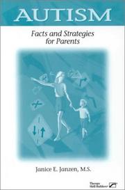 Cover of: Autism: Facts and Strategies for Parents