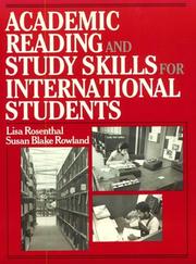 Cover of: Academic reading and study skills for international students