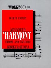 Cover of: Workbook for Advanced Harmony, Theory & Practice