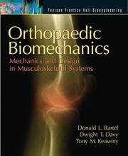 Cover of: Orthopaedic Biomechanics | Donald L. Bartel