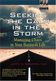 Cover of: Seeking the Calm in the Storm: Managing Chaos in Your Business Life