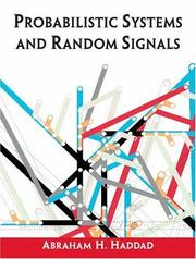 Cover of: Probabilistic Systems and Random Signals | Abraham H. Haddad