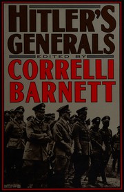 Cover of: Hitler's generals by edited by Correlli Barnett.