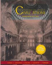 Cover of: Heritage of World Civilizations by William A. Graham, Albert M. Craig, William A. Graham - undifferentiated, Donald Kagan, Steven E. Ozment, Frank M. Turner