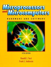 Cover of: Microprocessors and Microcomputers by Ronald J. Tocci, Frank J. Ambrosio